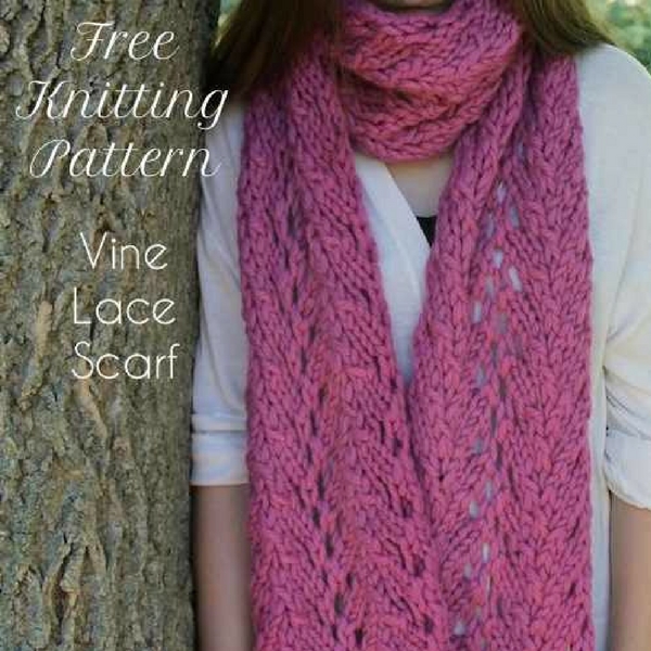 Free Lace Scarf Knitting Pattern